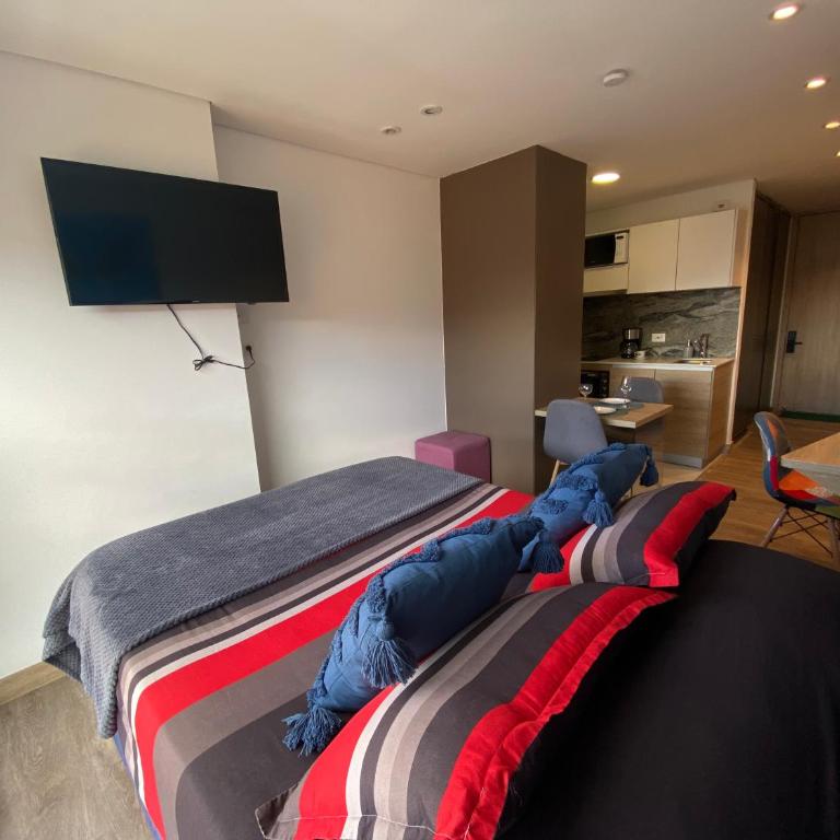 Acogedor apartamento en Chapinero - WiFi, seguridad 24h, gym y más - Apartamento de 1 dormitorio con vistas a la ciudad - 4