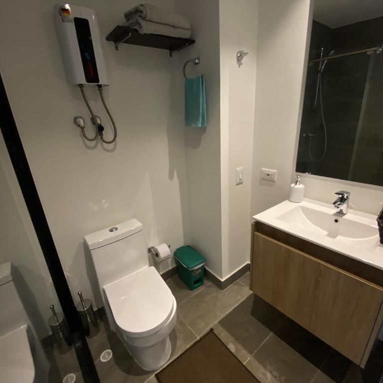 Acogedor apartamento en Chapinero - WiFi, seguridad 24h, gym y más - Apartamento de 1 dormitorio con vistas a la ciudad - 26