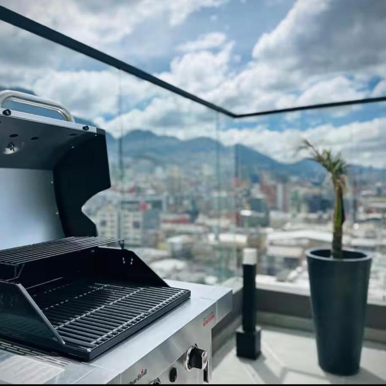 Acogedor apartamento en Chapinero - WiFi, seguridad 24h, gym y más - Apartamento de 1 dormitorio con vistas a la ciudad - 45