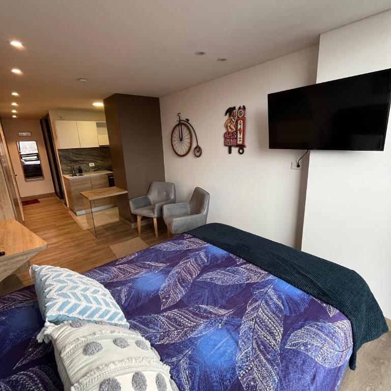 Moderno apartamento en Chapinero - WiFi, gym, coworking, seguridad 24h - Apartamento de 1 dormitorio - 24