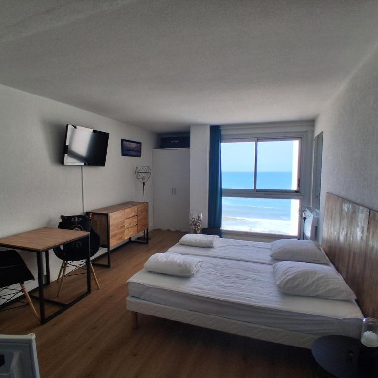 Studio moderne avec piscine, vue panoramique Biarritz - FR-1-239-1143 - Apartamento de 1 dormitorio - 4