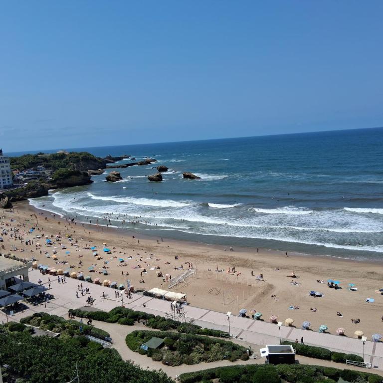 Studio moderne avec piscine, vue panoramique Biarritz - FR-1-239-1143 - Apartamento de 1 dormitorio - 7