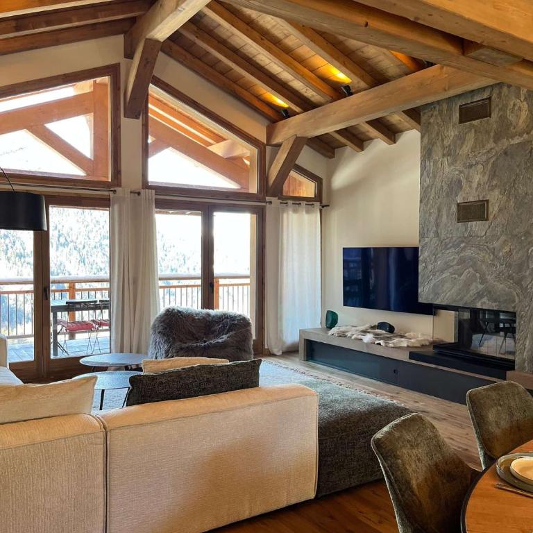 Les Hirondelles de Bellevue - spacieux logement avec cheminée - Appartement 3 Chambres - 7
