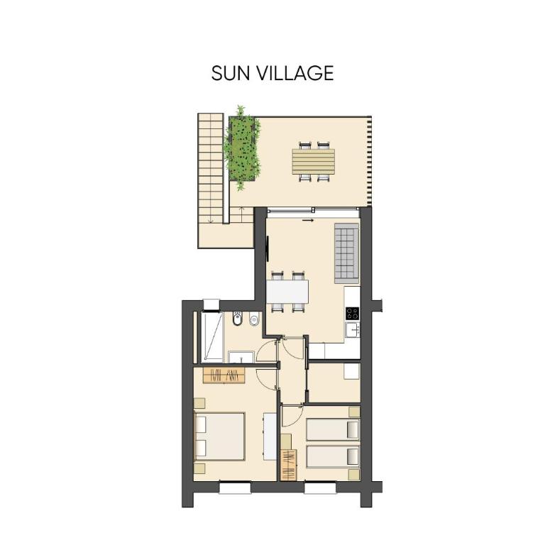 Sun Village Residence con Piscina - Piazza Aurora - Adria Holiday Jesolo - FAMILY APARTMENTS - Appartamento con 2 Camere da Letto e Vista Piscina - 30