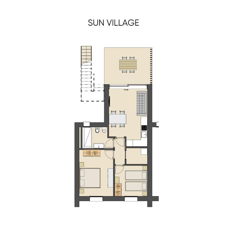 Sun Village Residence con Piscina - Piazza Aurora - Adria Holiday Jesolo - FAMILY APARTMENTS - Appartamento - Piano Terra - 36