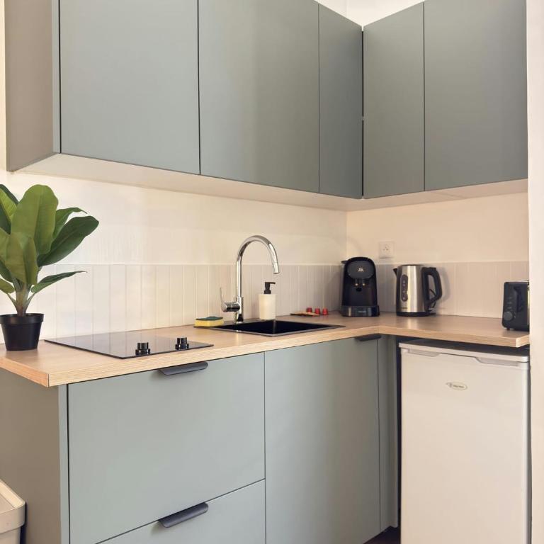 Studio Mezzanine Cozy - 2 pers - Gare & Centre - Appartement 1 Chambre - 9