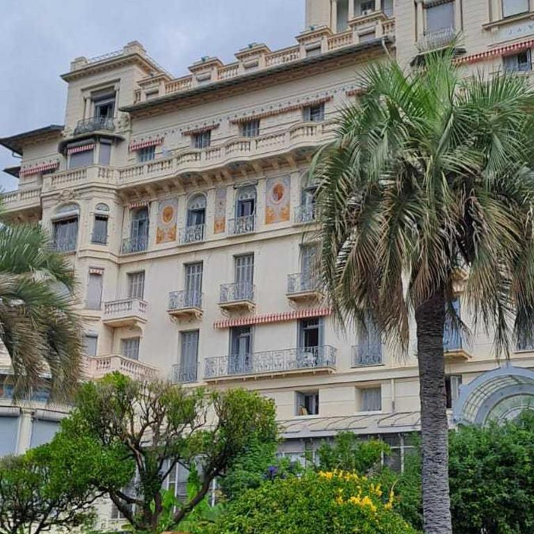 Spacieux 3P dans palace calme, vue mer à Menton - FR-1-196-385 - Appartamento - 12