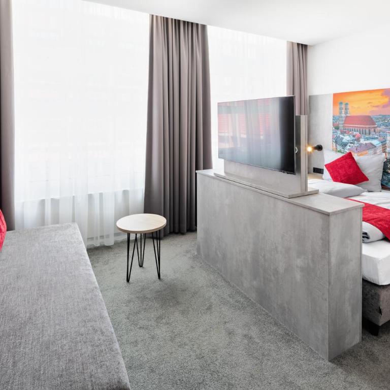 Rimedya Hotel - an der Messe München - Chambre Familiale Adaptée aux Personnes à Mobilité Réduite - 7