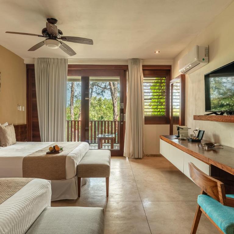 Villas Caracol - Habitación Doble Deluxe - 2 camas dobles - 2