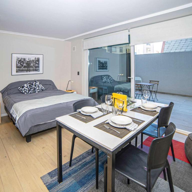 Alojamiento con terraza privada en Providencia - Estudio - 1