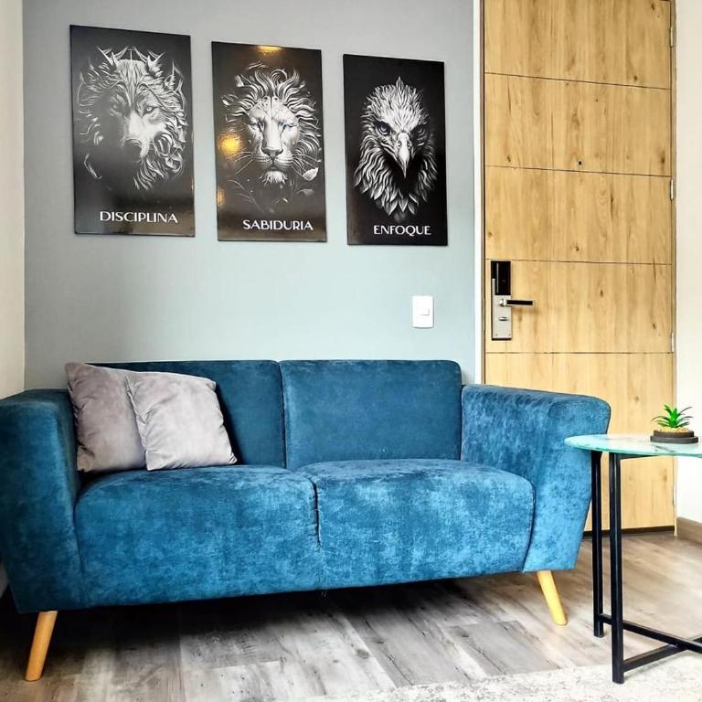 Acqua Loft moderno terraza y vista a Monserrate - Apartamento de 1 dormitorio - 4