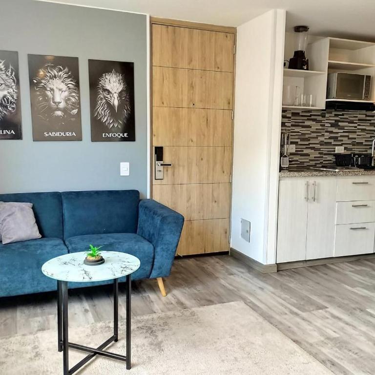 Acqua Loft moderno terraza y vista a Monserrate - Apartamento de 1 dormitorio - 9