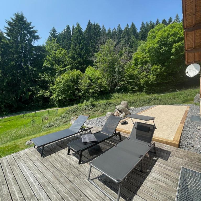 La Gouleote Spacieuse maison type chalet avec jacuzzi, sauna, pétanque - Chalet - 33