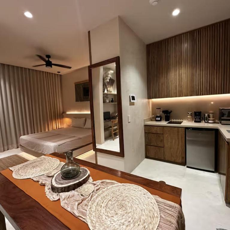 Exclusive Resort in Aldea Zama Aflora Luxury Loft Co Working Pools Gym - One-Bedroom Apartment - 13