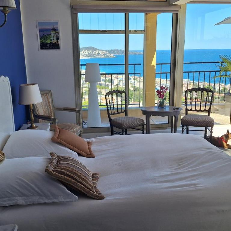Abbaye de Roseland le Lara chambre double avec roof top vue mer - Chambre Double - 4