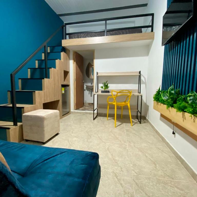 Baires Loft Coliving - Deluxe Room (2 Adults + 1 Child) - 1