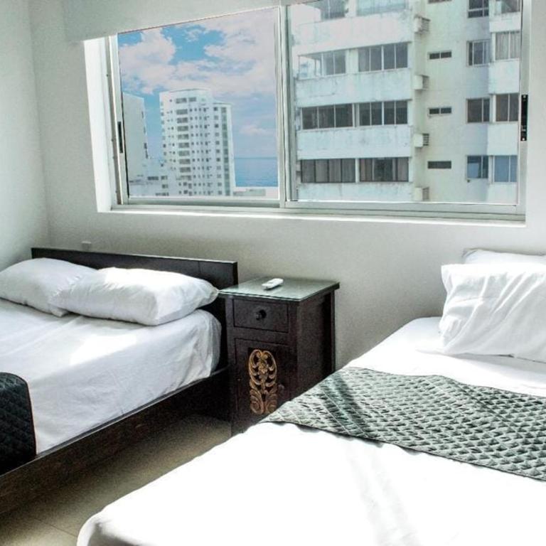 Hospedaje, Palmetto,Bocagrande,Turismocolombia-fit - Apartamento con vistas al mar - 12