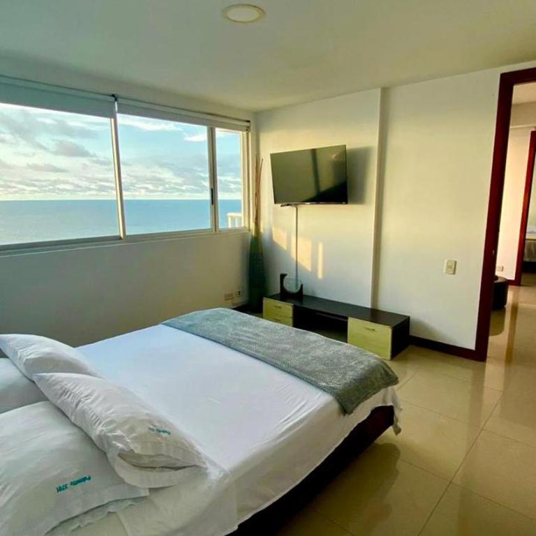 Hospedaje, Palmetto,Bocagrande,Turismocolombia-fit - Apartamento con 3 dormitorios - Frente al océano - 5