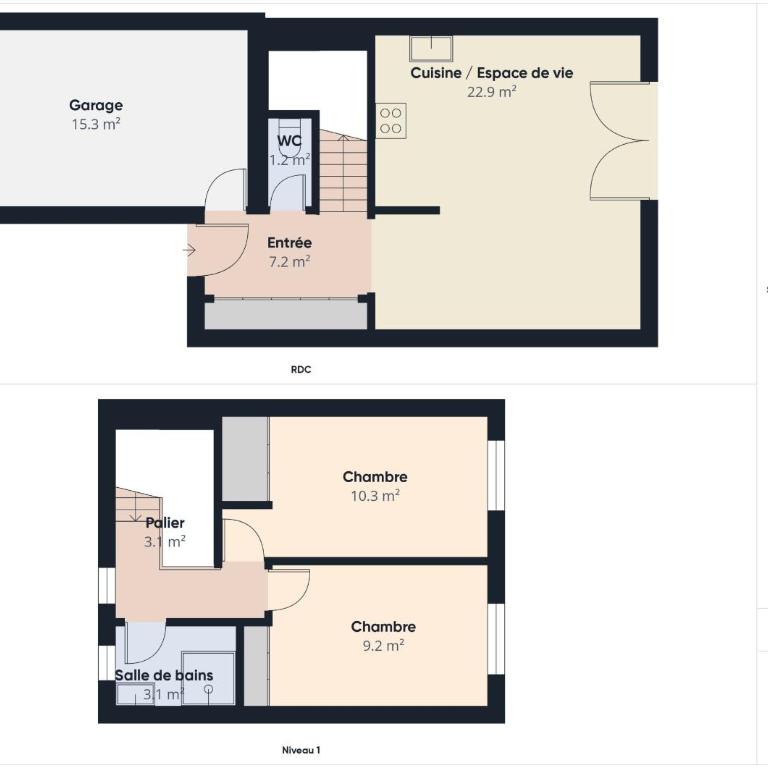 100m de la plage - Maison pour 4 à St Hilaire - Maison de Vacances - 19