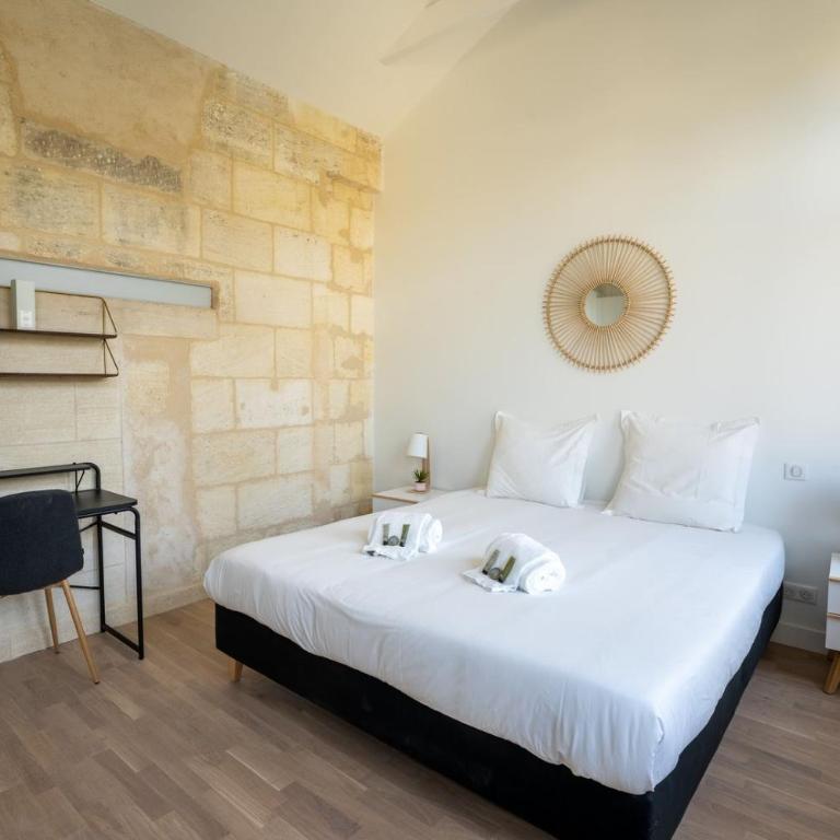 Résidence Coliving Bordeaux : Chambres Privées Tout Inclus - Chambre Double avec Salle de Bains Privative - 2