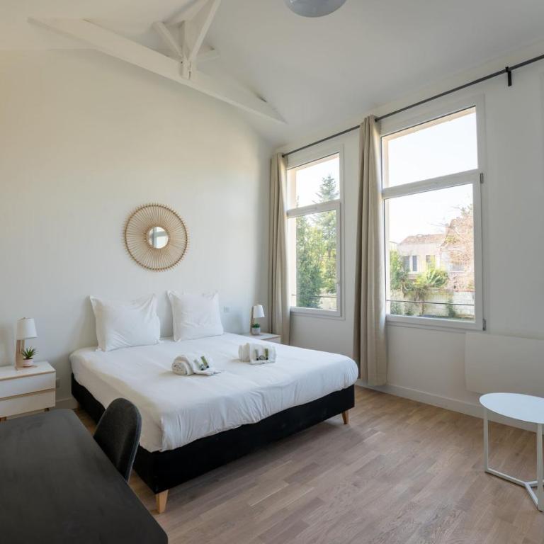 Résidence Coliving Bordeaux : Chambres Privées Tout Inclus - Chambre Double avec Salle de Bains Privative - 1