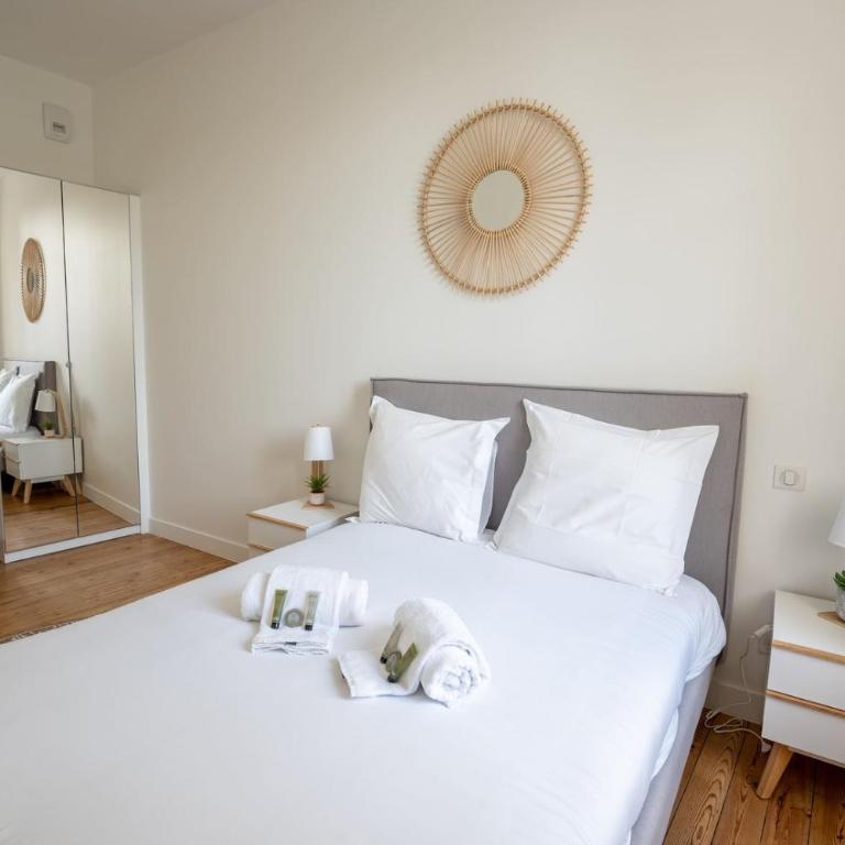 Résidence Coliving Bordeaux : Chambres Privées Tout Inclus - Chambre Double avec Salle de Bains Privative - 1