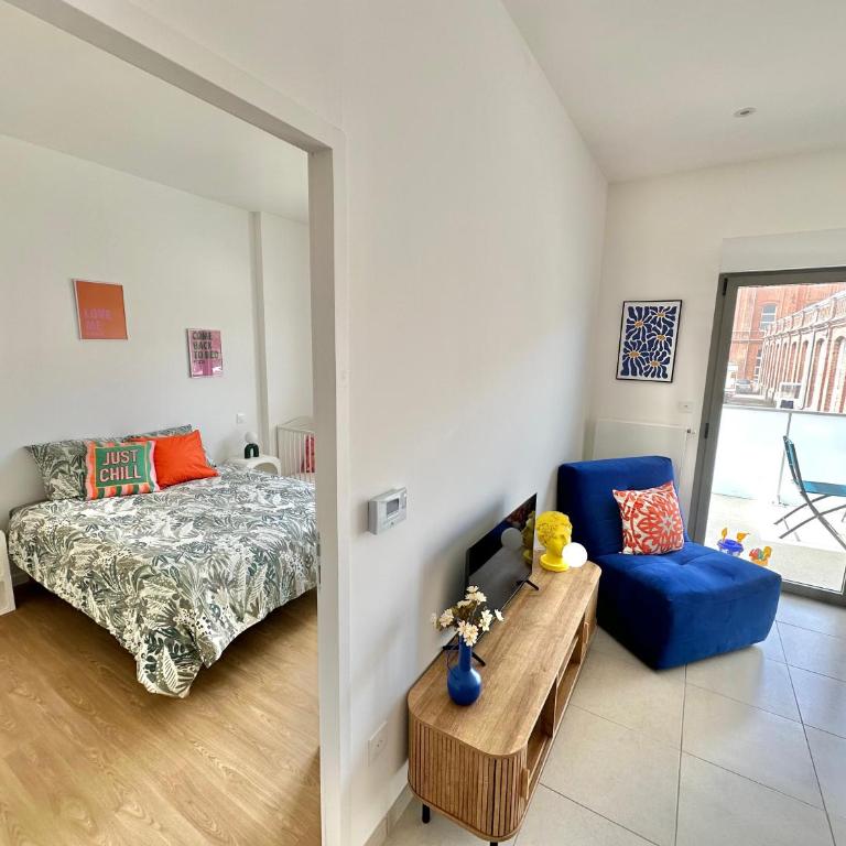 Emilie - Appart avec balcon à deux pas de la plage de Berck - Apartment mit 1 Schlafzimmer und Balkon - 13