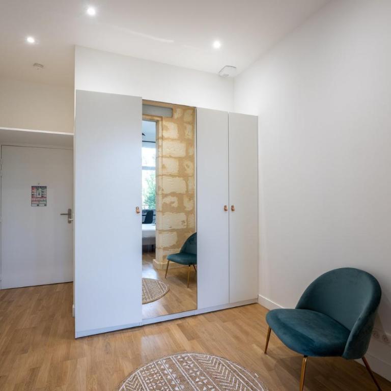 Résidence Coliving Bordeaux : Chambres Privées Tout Inclus - Chambre Double avec Salle de Bains Privative - 5