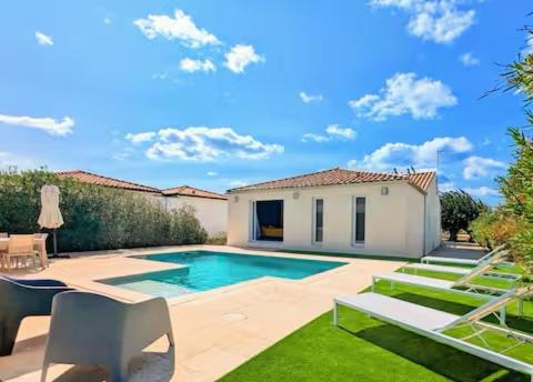VILLA T4 - Piscine - WIFI - CLIM - Boulodrome - Plage à 170m - Villa mit 3 Schlafzimmern - 14