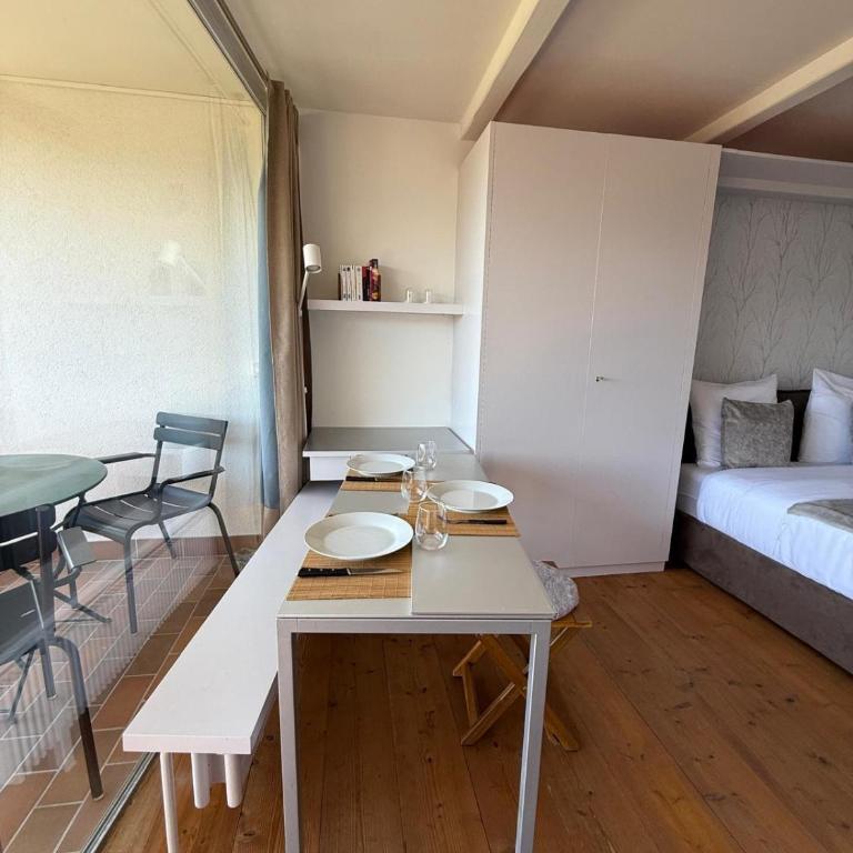 Studio avec vue Alpes - Spa, piscines & parking privé à l'Hôtel de l'Etrier - Appartement 1 Chambre - 23