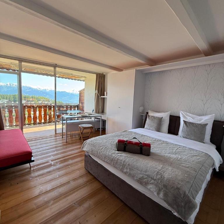 Studio avec vue Alpes - Spa, piscines & parking privé à l'Hôtel de l'Etrier - Appartement 1 Chambre - 22