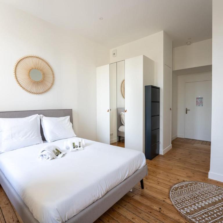 Résidence Coliving Bordeaux : Chambres Privées Tout Inclus - Chambre Double avec Salle de Bains Privative - 1