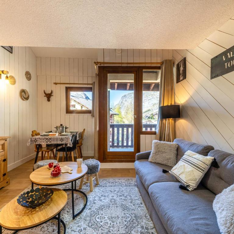 Studio agréable avec mezzanine, balcon et proche commodités à Val-d'Isère - FR-1-694-296 - Apartamento - 4