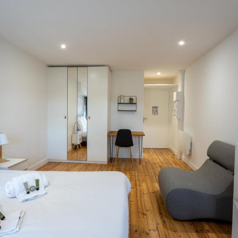 Résidence Coliving Bordeaux : Chambres Privées Tout Inclus - Chambre Double avec Salle de Bains Privative - 3