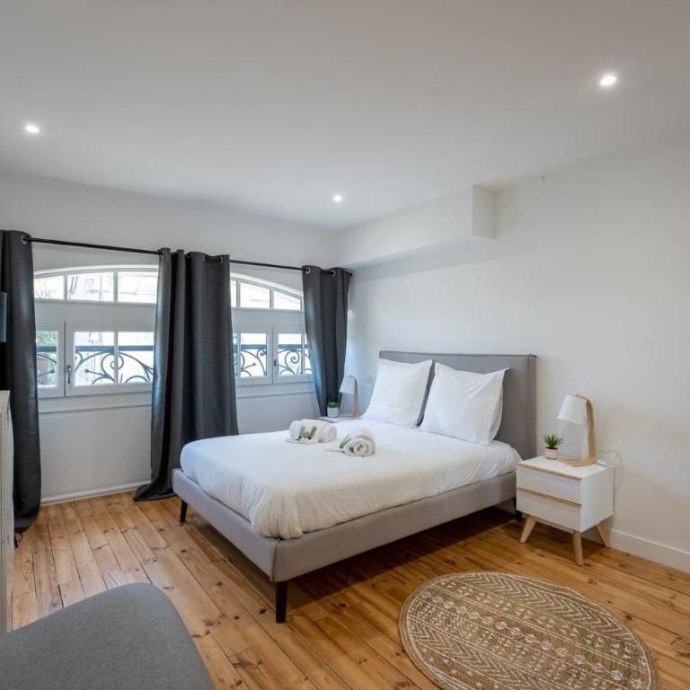 Résidence Coliving Bordeaux : Chambres Privées Tout Inclus - Chambre Double avec Salle de Bains Privative - 2