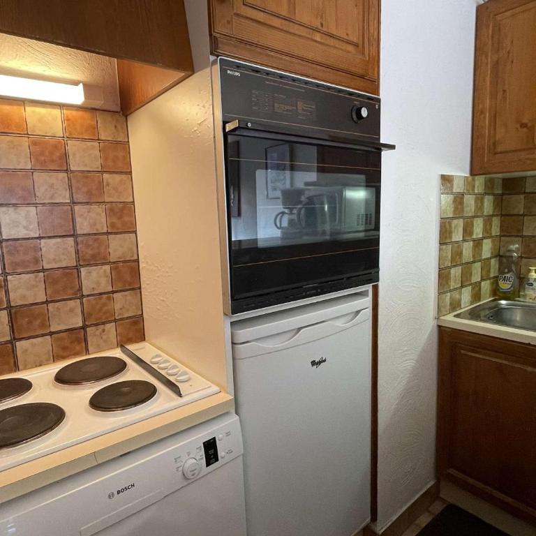 Charmant 2P cabine 35m², proche pistes et village, parking, 4 pers. - Appartement 1 Chambre - 14