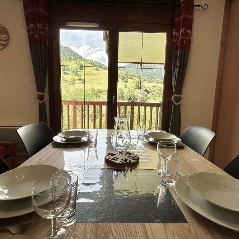 Charmant T2 à Flumet, piscine et parking, 4 pers. - Apartamento de 1 dormitorio - 5