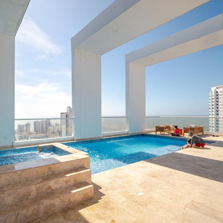 Duplex moderno con piscina a pasos del mar - One-Bedroom Apartment - 30