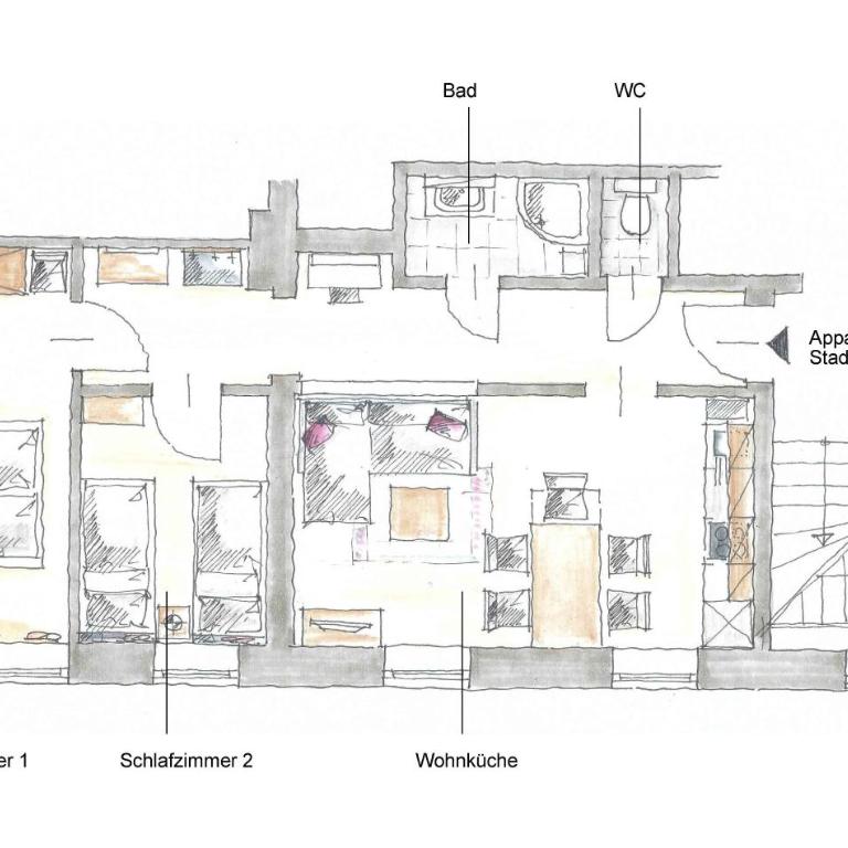 Steinmetz-Haus - Appartement 2 Chambres - 8