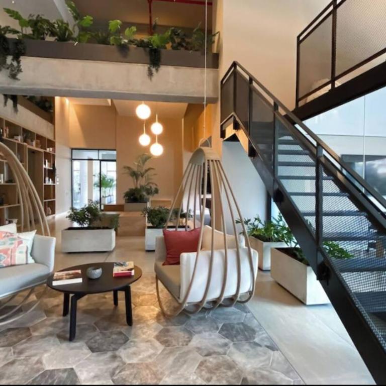 Aparta-estudio Corferias más Parqueadero gratis - Apartamento de 1 dormitorio - 24