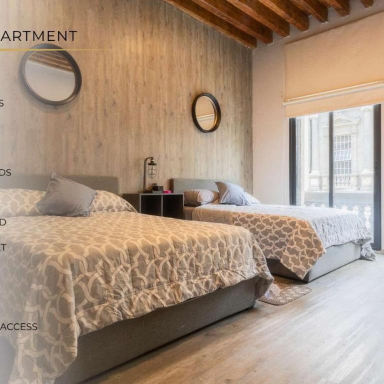 105 Centrico Zocalo apt 2Bdrm 2bath AC Rooftop - Apartment - 2