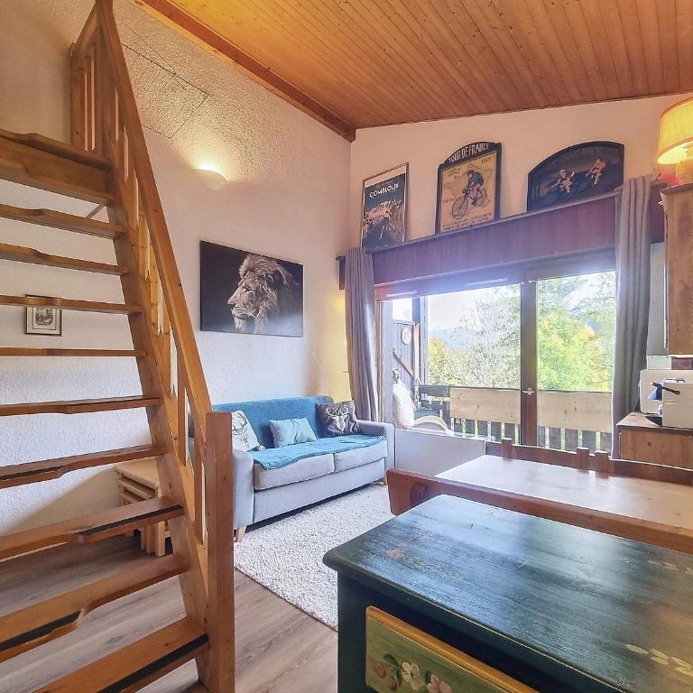 Duplex 2 pièces avec balcon et Wifi face au Mont Blanc - Appartement 1 Chambre - 2
