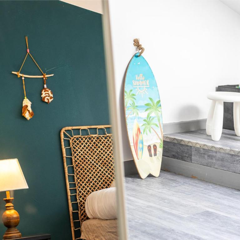 La tranquilité bleue - Maison avec SPA et Parking clôturé - Maison 2 Chambres - 32