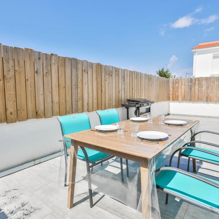 La tranquilité bleue - Maison avec SPA et Parking clôturé - Maison 2 Chambres - 40