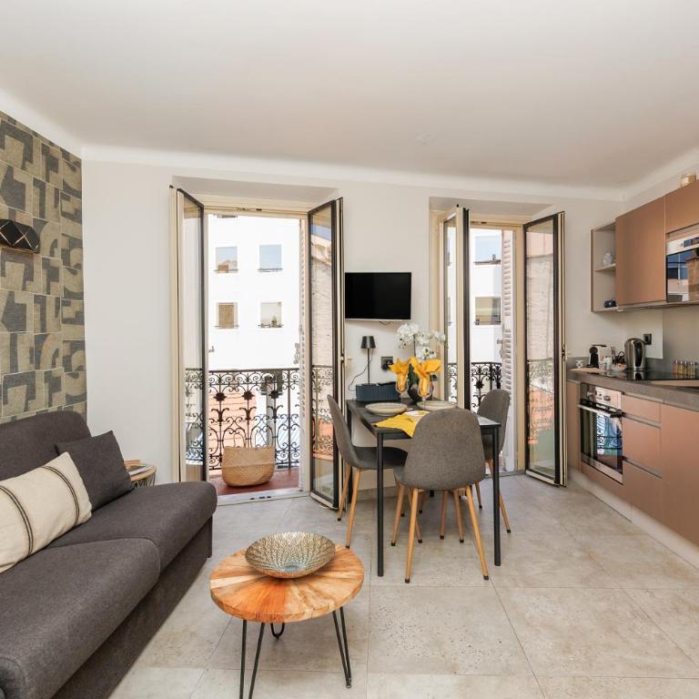 Duplex Charmant Central Cannes Forville 5 min Palais Plages Croisette - Apartment mit 1 Schlafzimmer - 4
