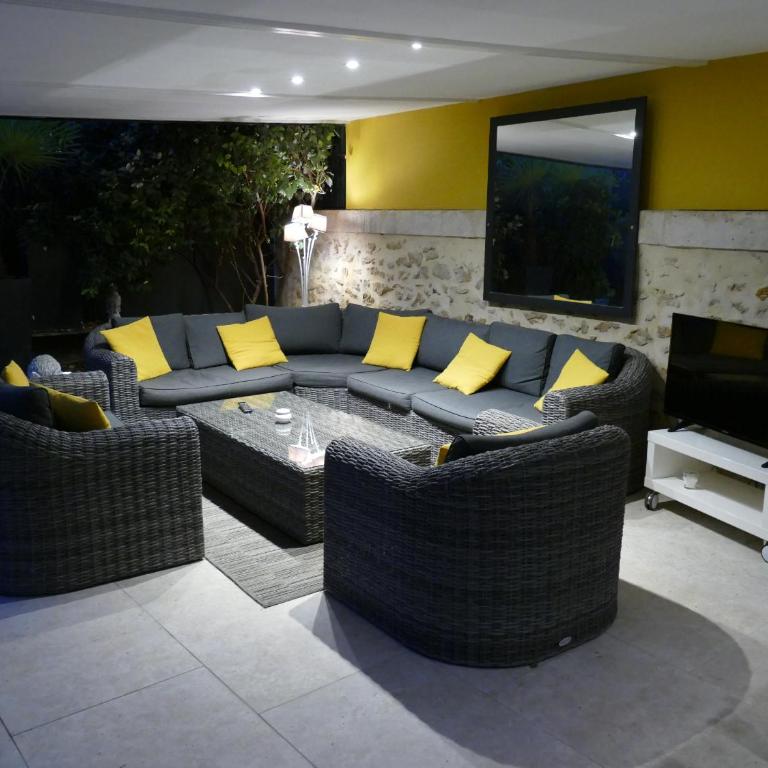 Appartement avec piscine privée - One-Bedroom Apartment - 9