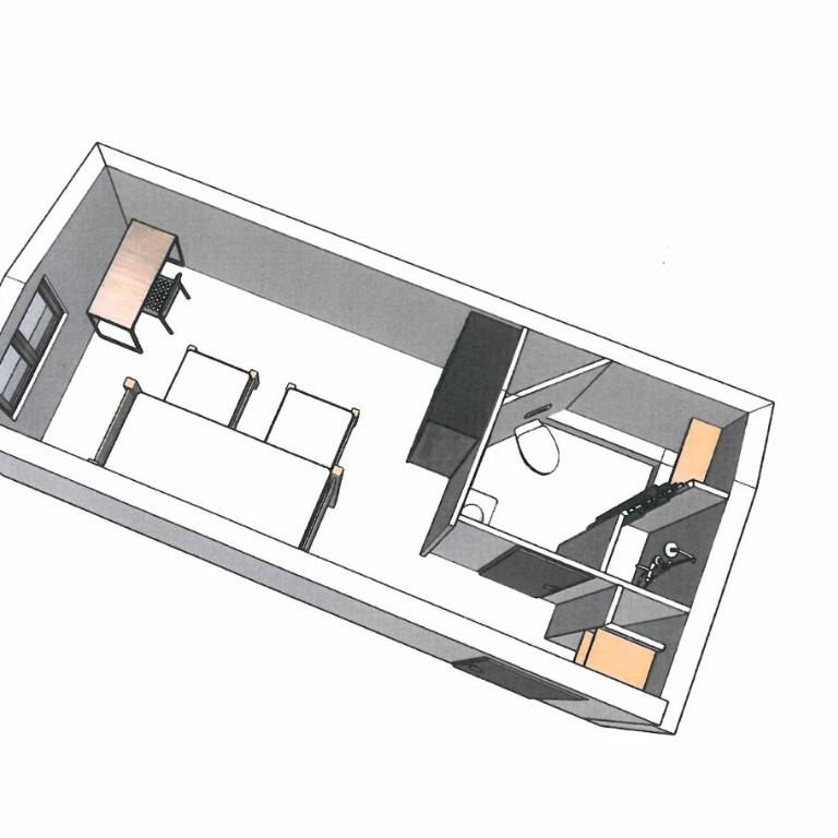 CIS-Ethic Etapes de Val Cenis - Chambre Triple avec Salle de Bains Privative - 13