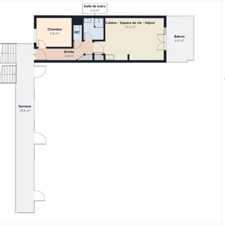 Face au port - 400m plage - Appart pour 2 - Appartement - 11