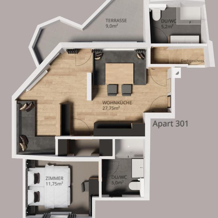 Apart Maximilian - Maisonette-Apartment - 1