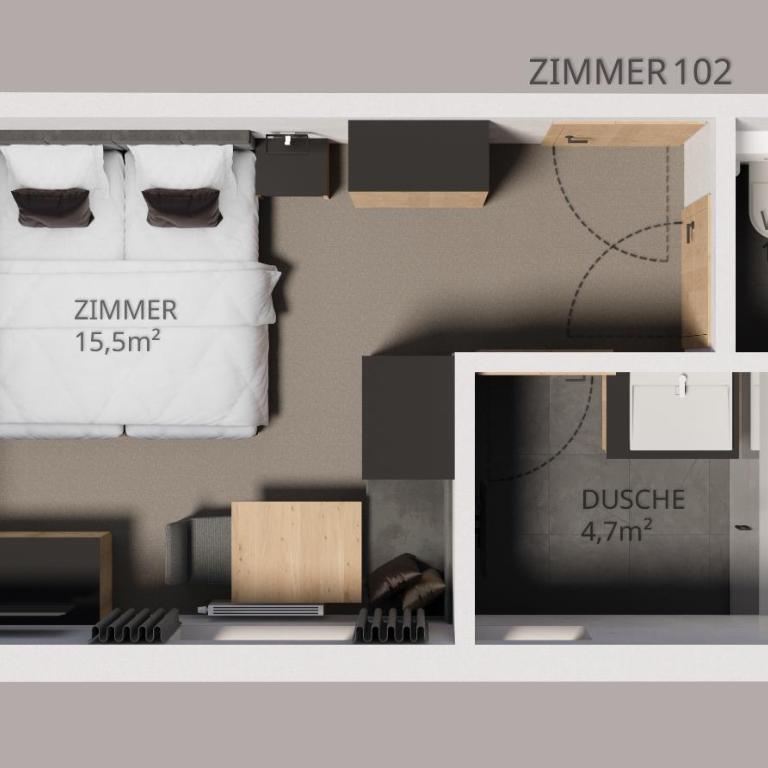 Apart Maximilian - Doppelzimmer - 1